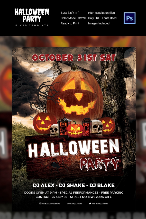 halloween flyer