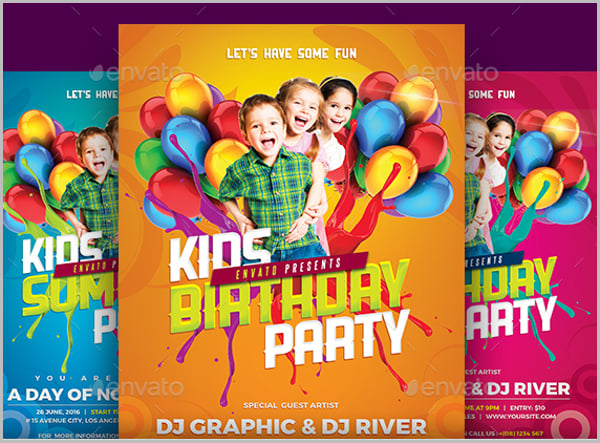printable kids birthday invitation