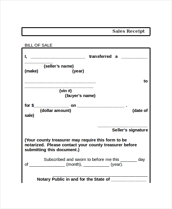 receipt template word doc