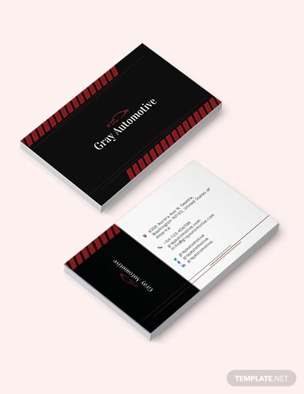 Automotive Business Card Template Free from images.template.net