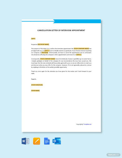 30+ Cancellation Letter Templates - PDF, DOC