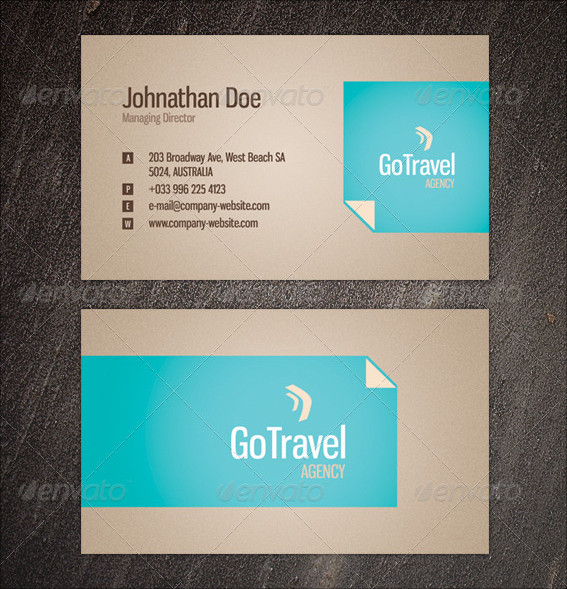 company business card