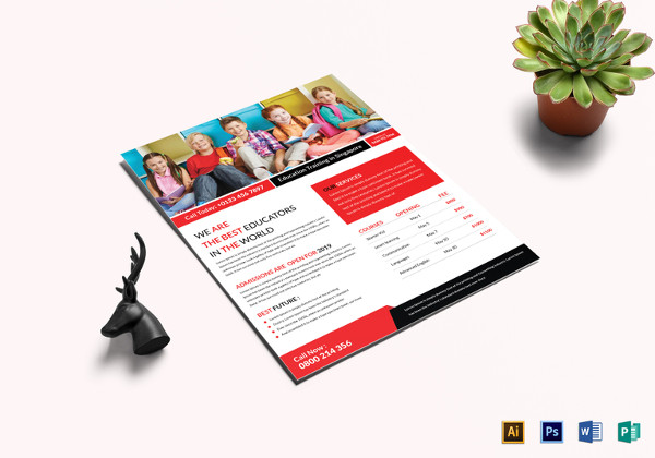 education-training-flyer-template