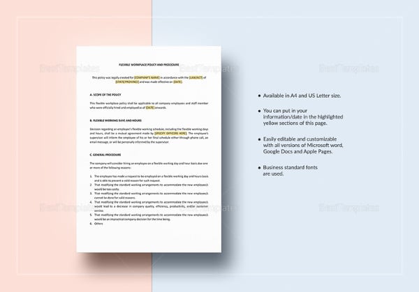 Microsoft Word Procedure Template from images.template.net
