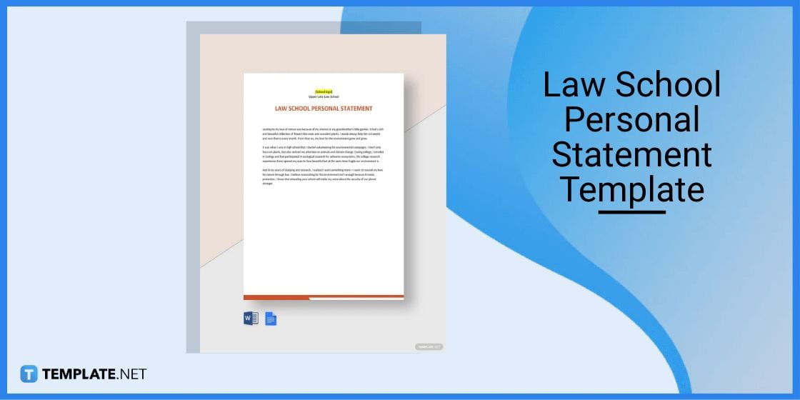law school personal statement template