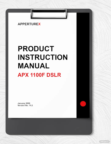 product-instruction-manual-template