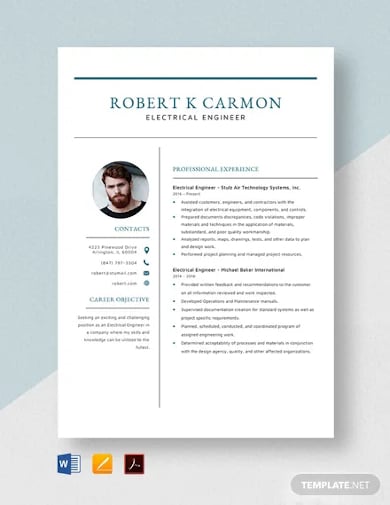 sample-electrical-engineer-cv-resume-template