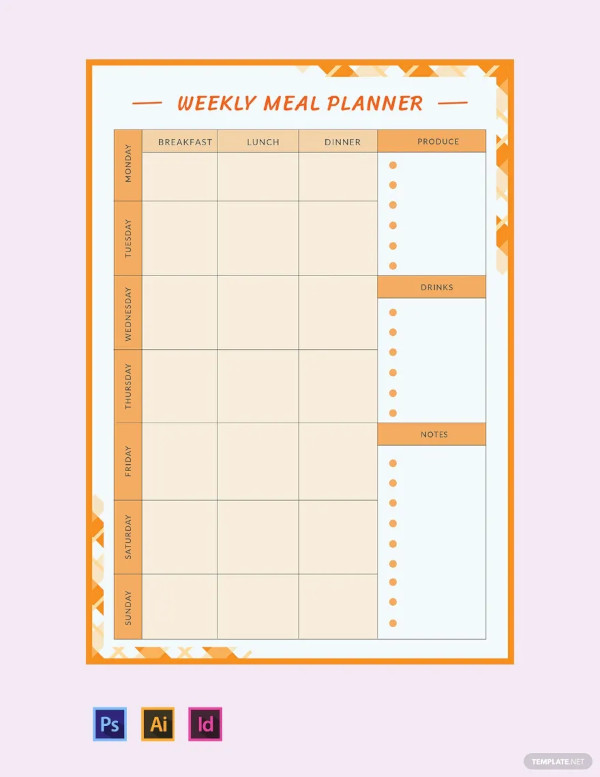 Weekly Planner Template - 24+ Free PDF, Word Documents Download
