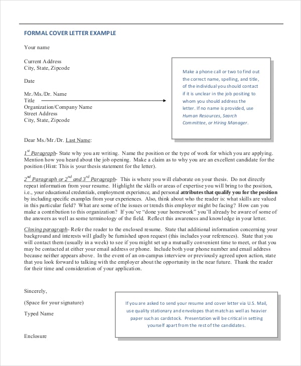 Cover Letter Template - 17+ Free Word, PDF Documents download | Free