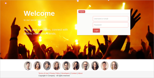 15+ Social Network Bootstrap Themes & Templates | Free & Premium Templates