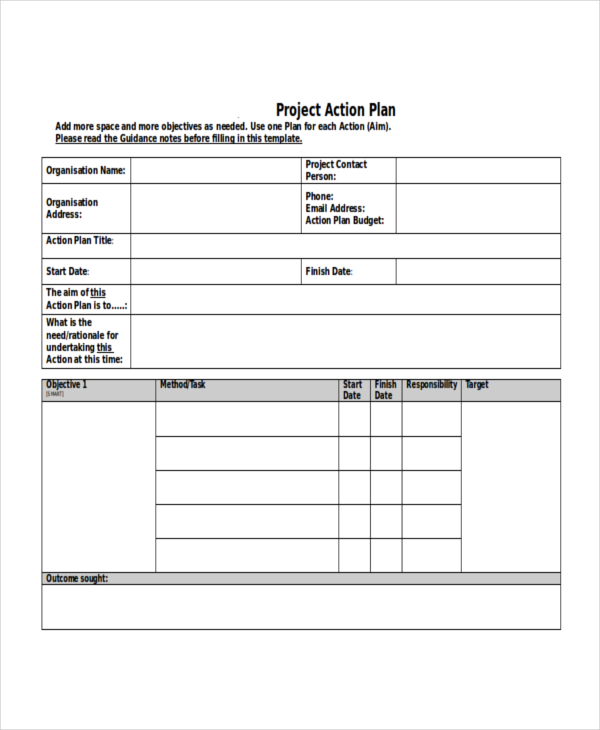 Project Plan Template - 17+ Free Word, PDF Document Downloads