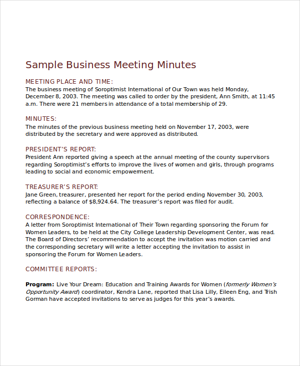 writing-minutes-of-meeting-email-sample-crafts-diy-and-ideas-blog