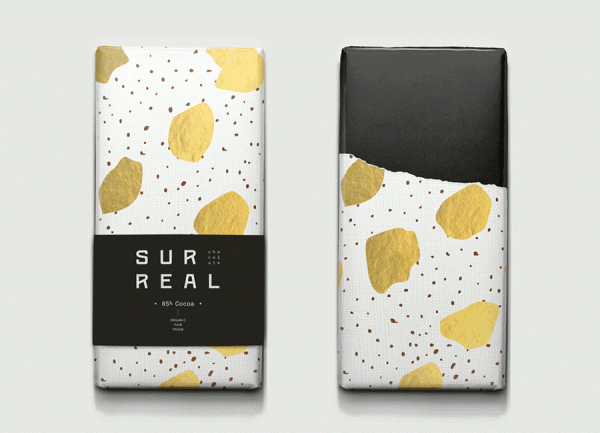 surreal chocolate packaging design