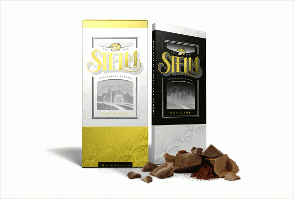 stella chocolate packaging