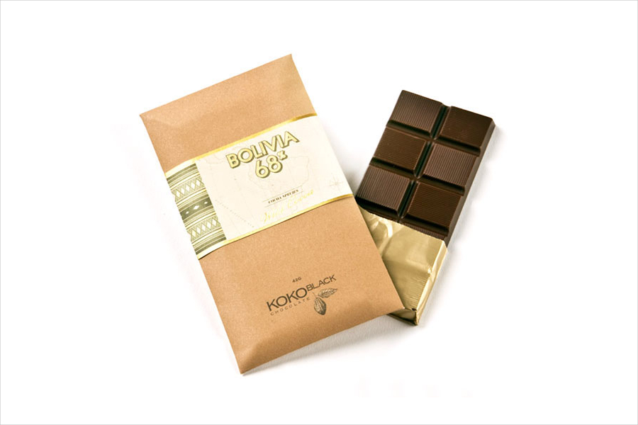 koko chocolate packaging design