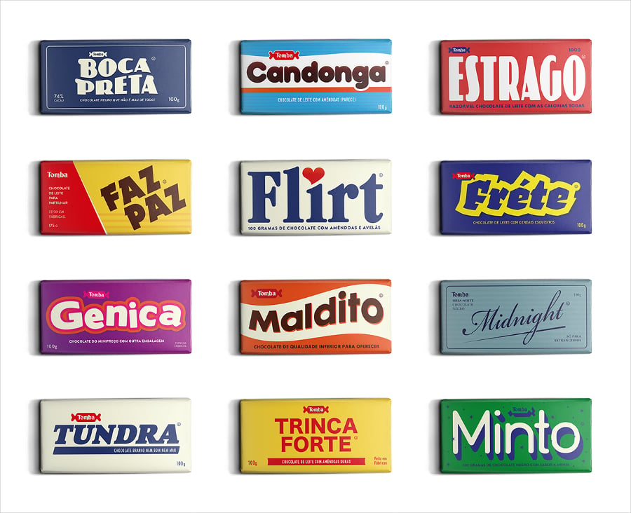 chocolate branding packaging design