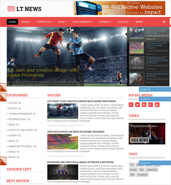 29+ News Joomla Themes & Templates