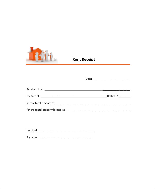 Rent Receipt Template 11 Free Word PDF Documents Download