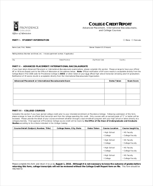 bucks-first-federal-credit-union-credit-report-template