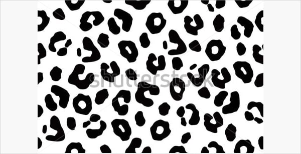 black and white leopard pattern