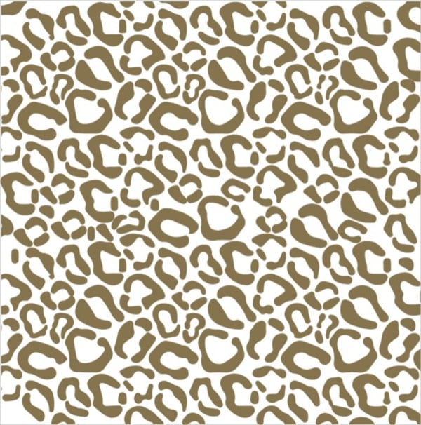 bright leopard vector seamless pattern