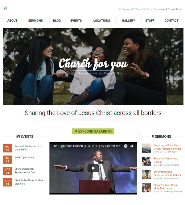 design church wordpress website theme