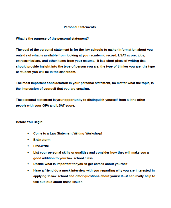 How to Write a Personal Statement for Graduate School personal statement examples for graduate school