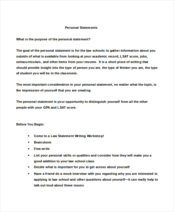 personal statement for academic probation