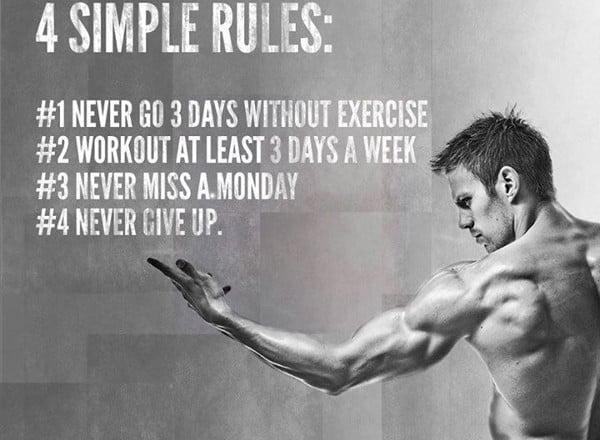 simple rules for bodybuilders