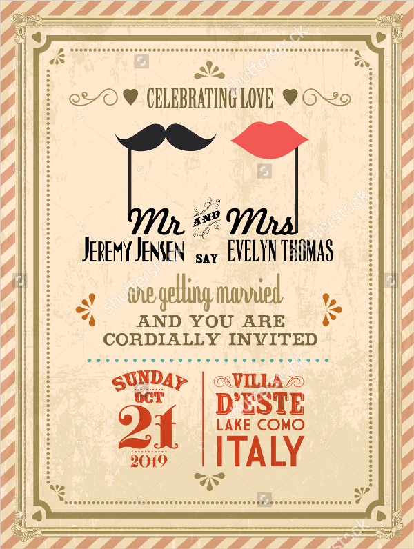 21+ Vintage Invitation Templates - Free PSD, AI, Vector ...