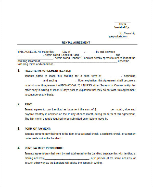 Agreement Template 11 Free Word Pdf Documents Download Free Premium Templates