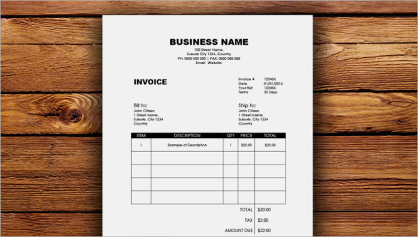 dj invoice template 9 free word pdf documents download free