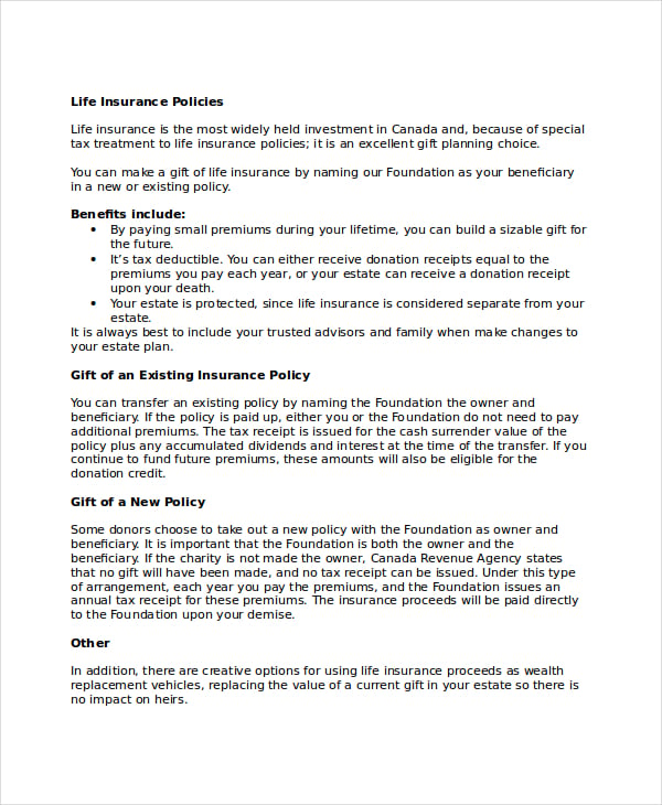 life insurance policy template You Should Experience Life