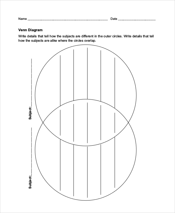 venn diagram template 5 free word pdf documents download free