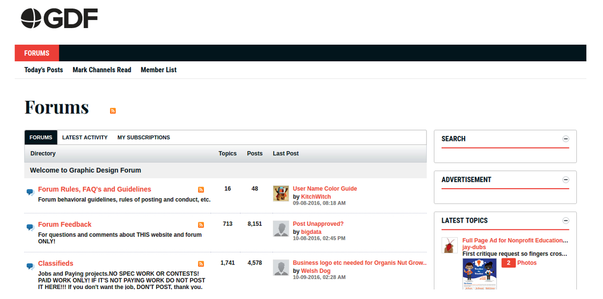 14+ Top Graphic Design Forums