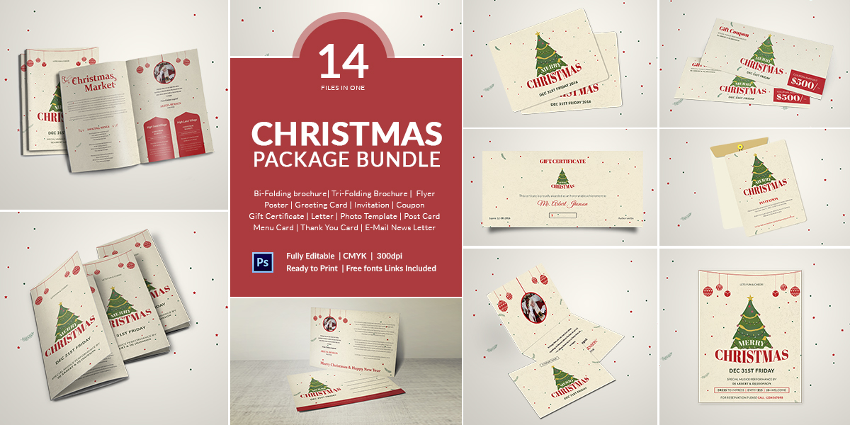 Christmas Templates - Psd Documents Download