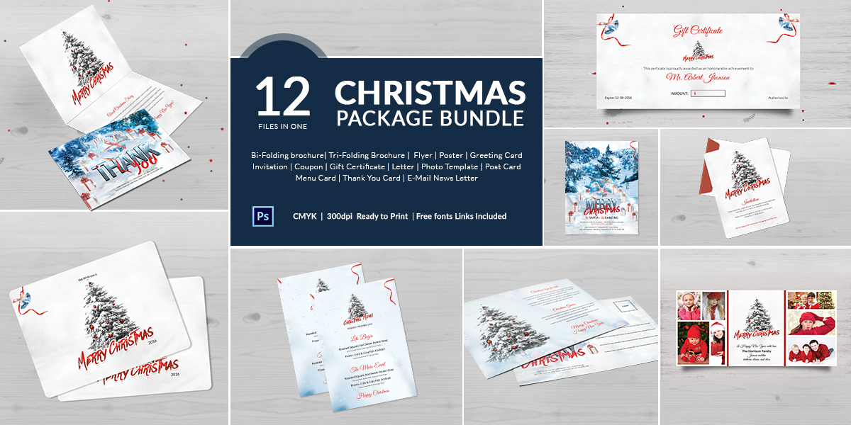 Christmas Templates - PSD Documents Download