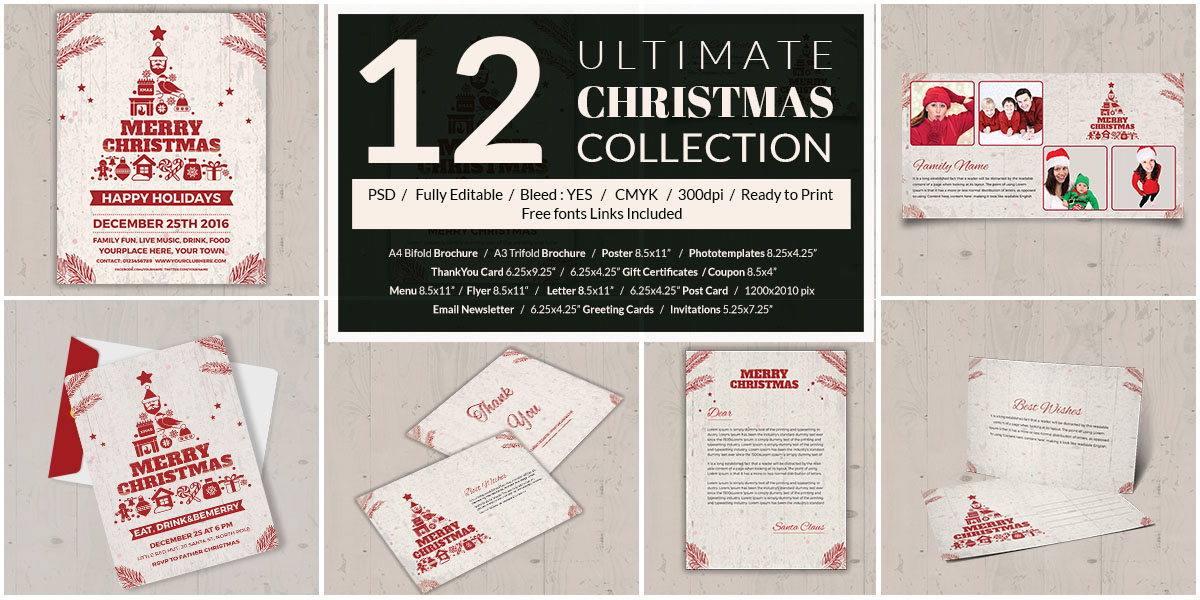 Christmas Templates - PSD Documents Download