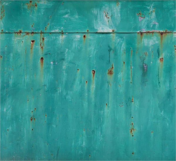 rusted turquoise metal sheet texture