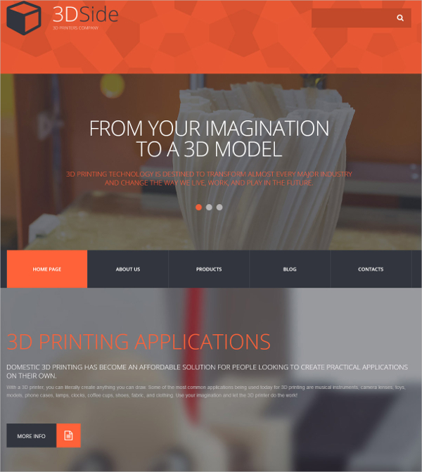 13+ 3D WordPress Themes & Templates