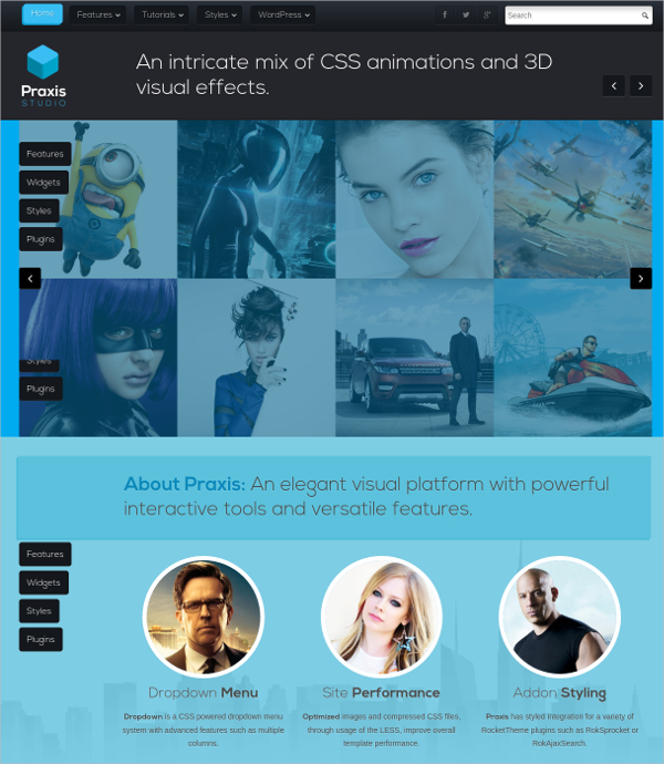 13+ 3D WordPress Themes & Templates