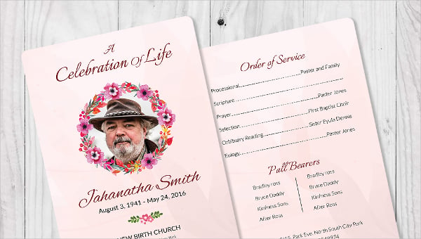 5 Funeral Order Of Services Word Psd Format Download Free Premium Templates