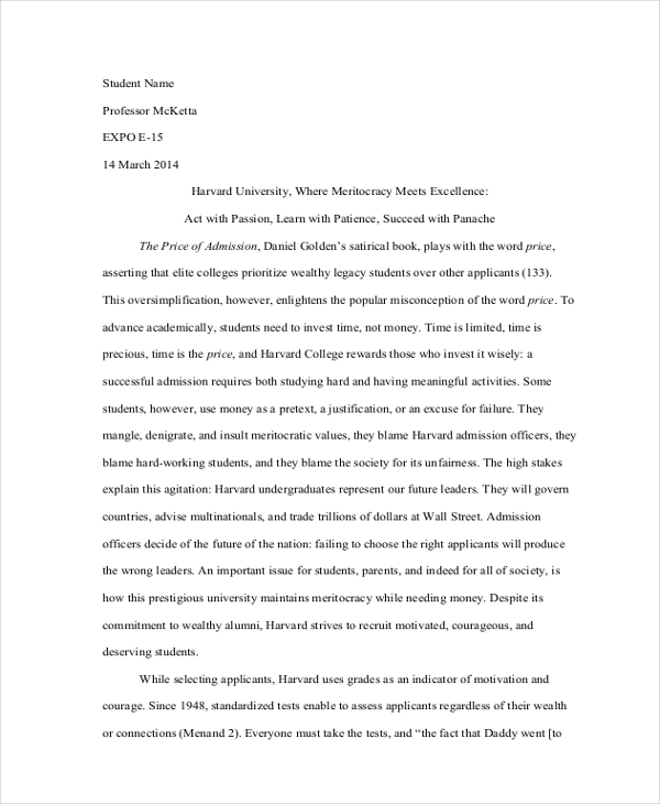 9 Scholarship Essay Examples Free Premium Templates