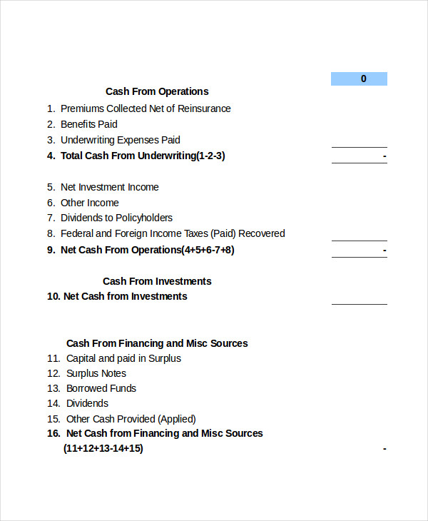 pro forma excel template