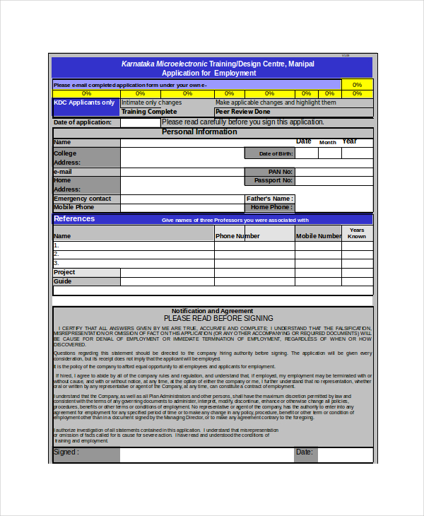 Excel Form Template - 6+ Free Excel Document Downloads ...