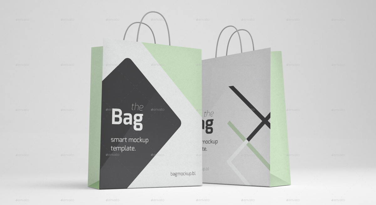 shopping bag mockups