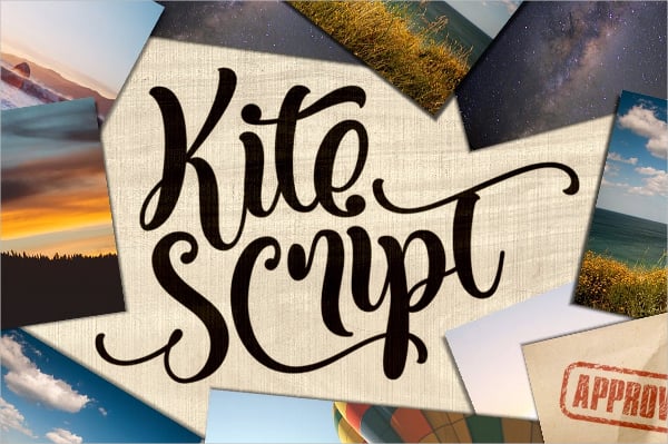 kite script font