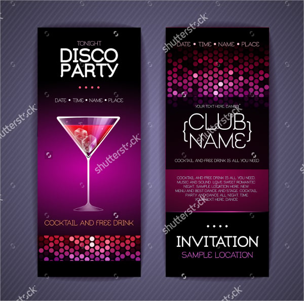 disco party invitation