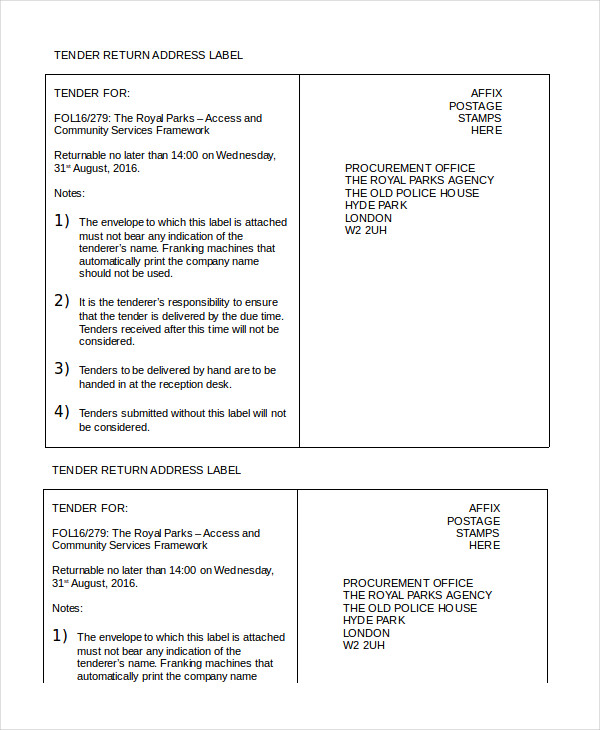 address label templates for word 2010