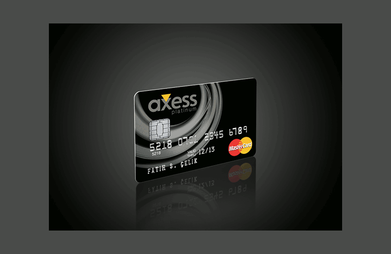 axess credit card design